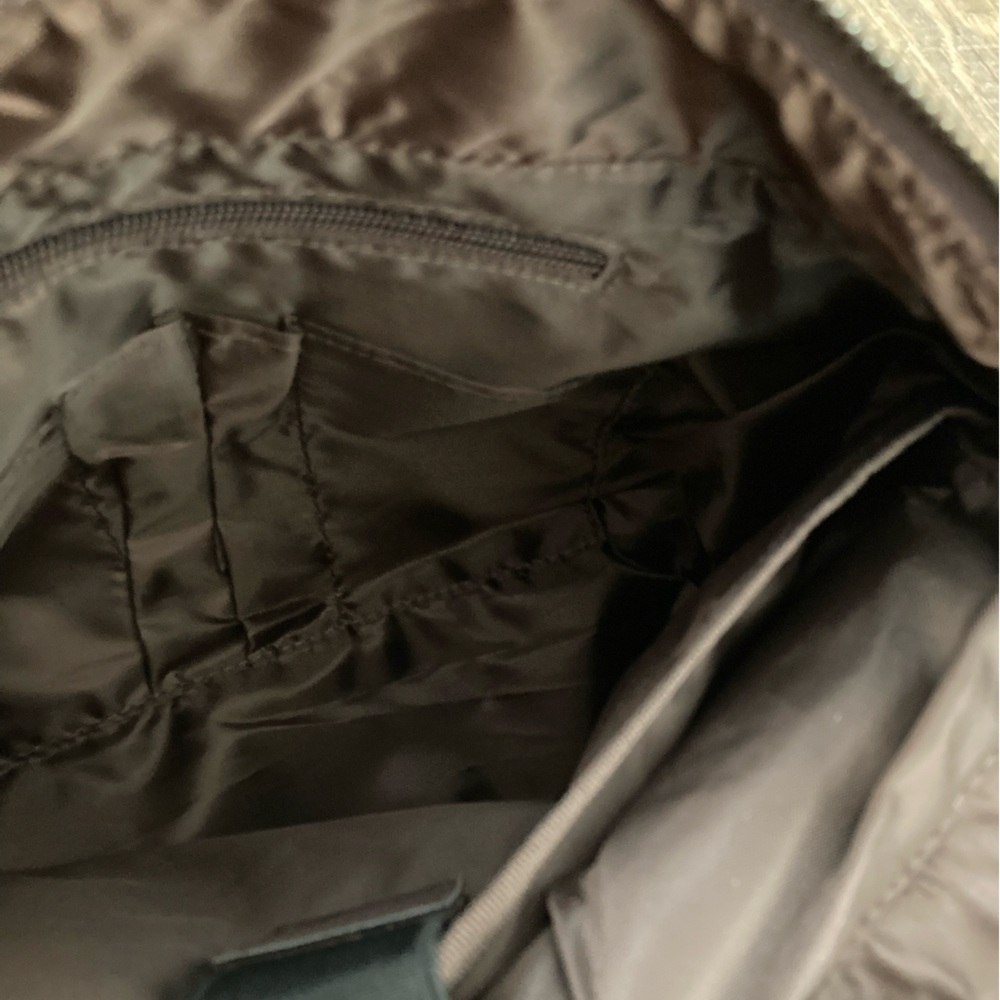 Buffalo Leather & Cotton Canvas Portfolio Business Briefcase Travel Bag - Picture 15 of 16